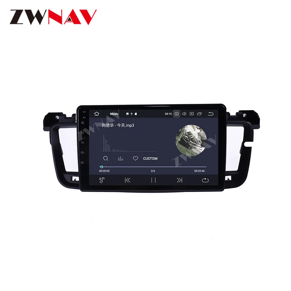 360 Kamery Android 10 systém Multimediálny Prehrávač Pre Peugeot 508 2011 2012-2018 GPS Navi Rádio Stereo IPS Dotykový Displej Vedúci Jednotky