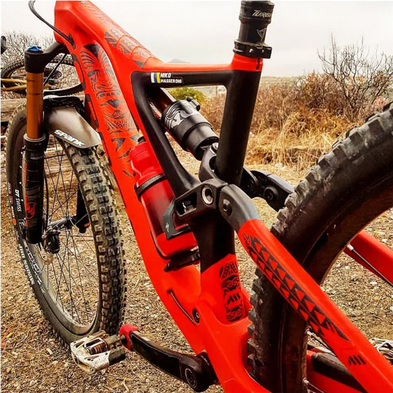 3D MTB Horský Bicykel voči Poškriabaniu Ochranu Rámu Chránič Snímateľný Nálepky Cestných Bicyklov Paster Stráže Kryt Pre YT poddruh capra