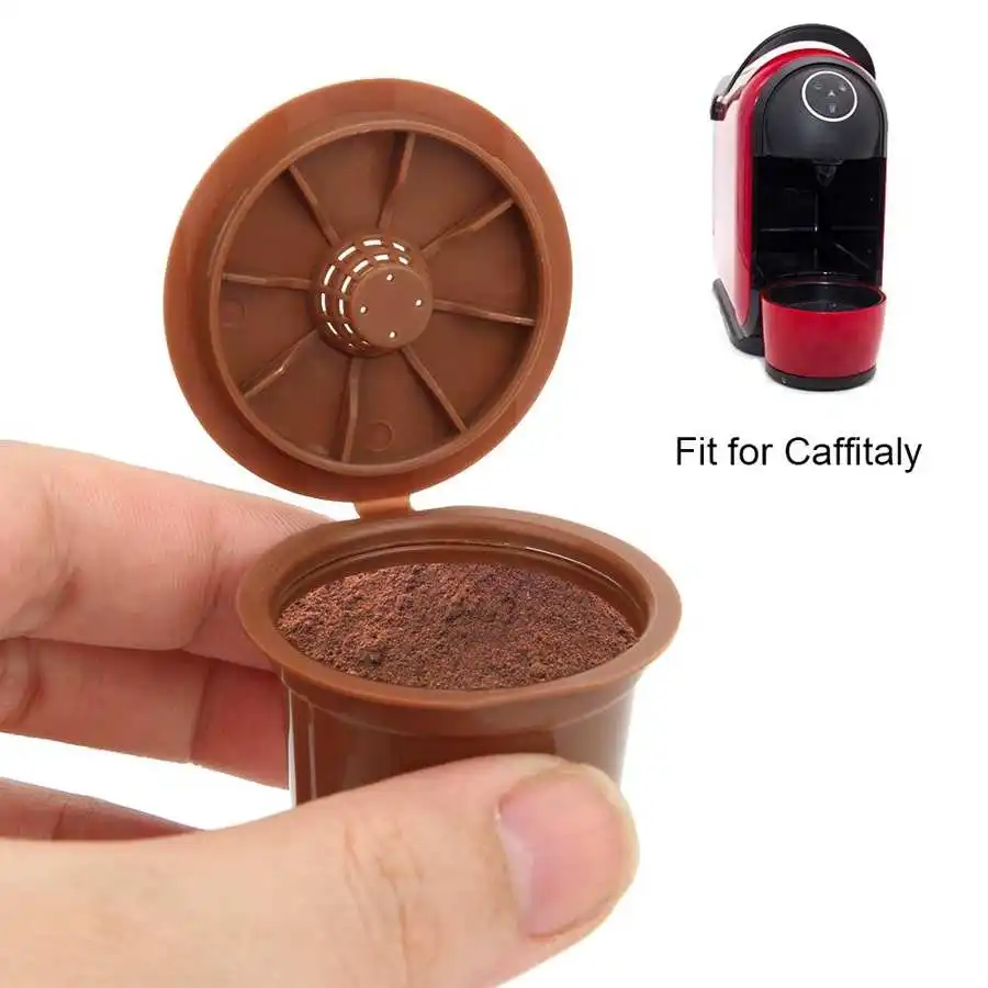 3ks Opakovane Naplniteľné Kávové Kapsule Filter Pohár Náhradné Príslušenstvo vhodné pre Caffitaly Prenosné Kávy Filter Pohár
