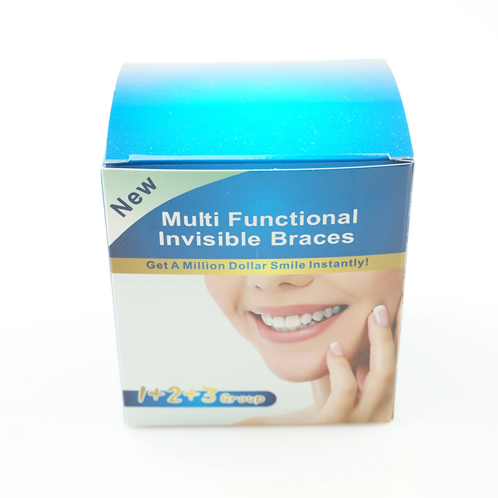 3ks/set Zubné Zub Ortodontická Zariadenie Tréner pre Zarovnanie Traky 3 Fázy Zuby Tréner pre Dospelých na Bielenie zubov Nástroje