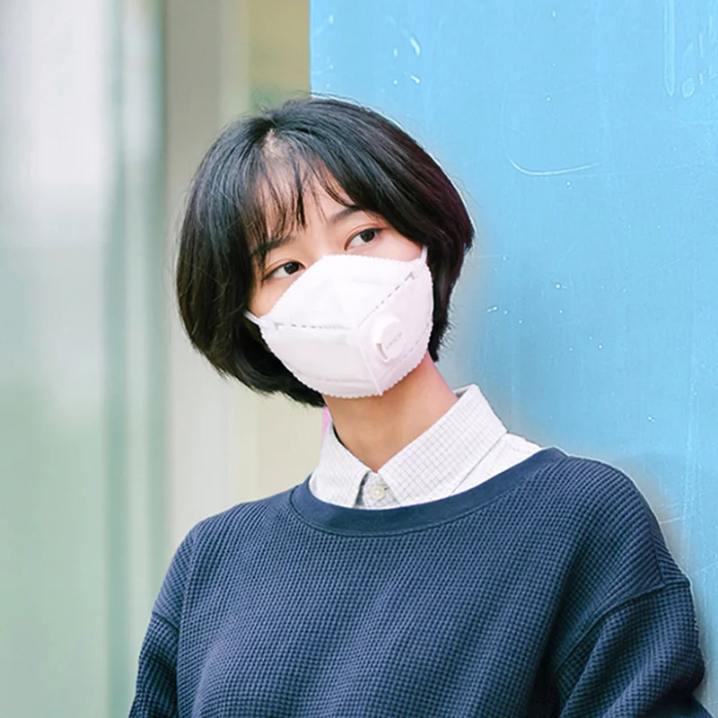 4 Kusy Xiomi Mijia Airpop Prenosné Maska Nosenie PM2.5 Anti-haze Xiao Maska Nastaviteľných Pohodlné Zavesenie
