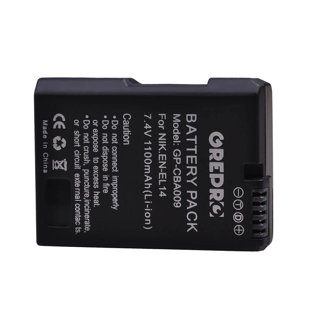 4-Pack EN-EL14 SK-EL14A Batérie+ Typ-C LED Nabíjačka pre Nikon P7800 P7700 SK EL14 EL14A P7000 D5600 D5300 D5200 D3500 D3400