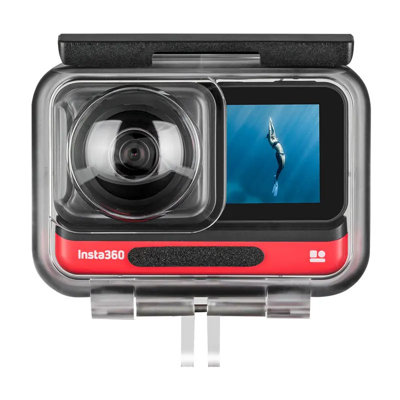40m pod vodou Bývanie Prípade Vodotesné puzdro Kryt Objektívu Chránič Ponoriť Prípade Insta360 JEDEN R 4K 360 Vydanie Leika Fotoaparát Prípade