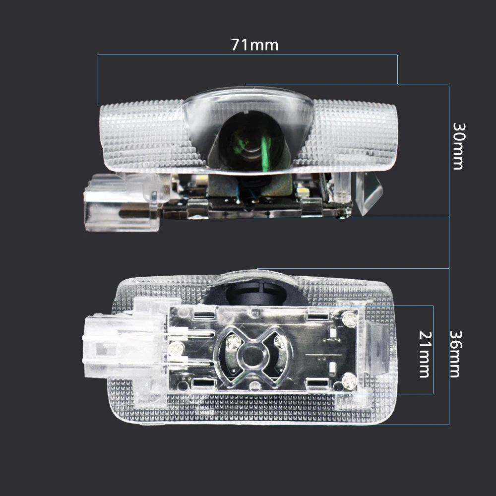 4pcs LED Auto Vitajte Svetlo Ghost Laserový Projektor Svetlomety Pre Toyotu Prius Dvere Auta Dekor Lampa so súhlasom Znak Lampa Interiéru Gadget