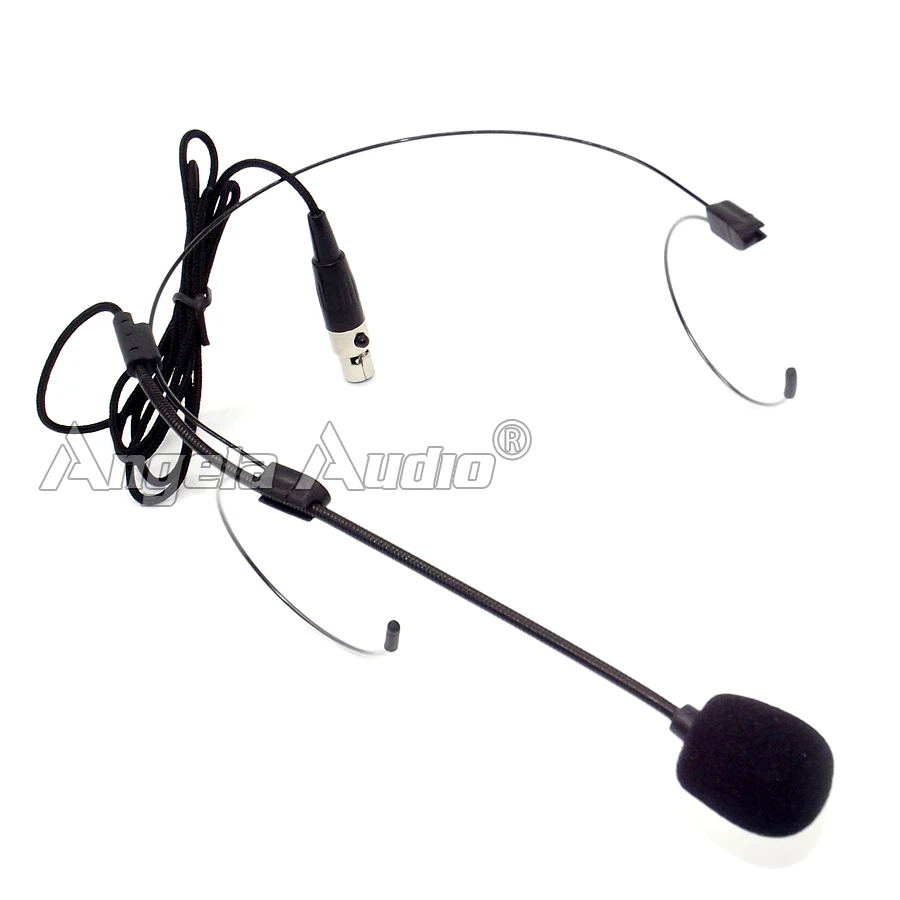 4Pcs Mini XLR 4 Pin TA4F Plug Microfone Headworn Mic Kondenzátora, Mikrofón Náhlavnej súpravy Microfono Pre SHURE Karaoke PC Bezdrôtový Systém