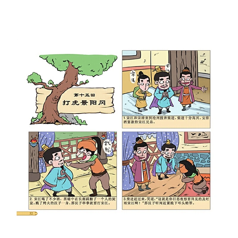4pcs/set Čínsky Klasický Príbeh Knihy Jednoduchá Verzia Krásne Komiks Knihy Pre Deti Deti: Cesta Na Západ,Tri Kráľovstvá libros
