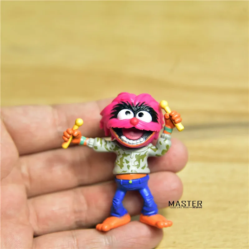 4piece/veľa 5,5 cm Elmo žabiak Kermit a roztomilý vták zber obrázok hračky