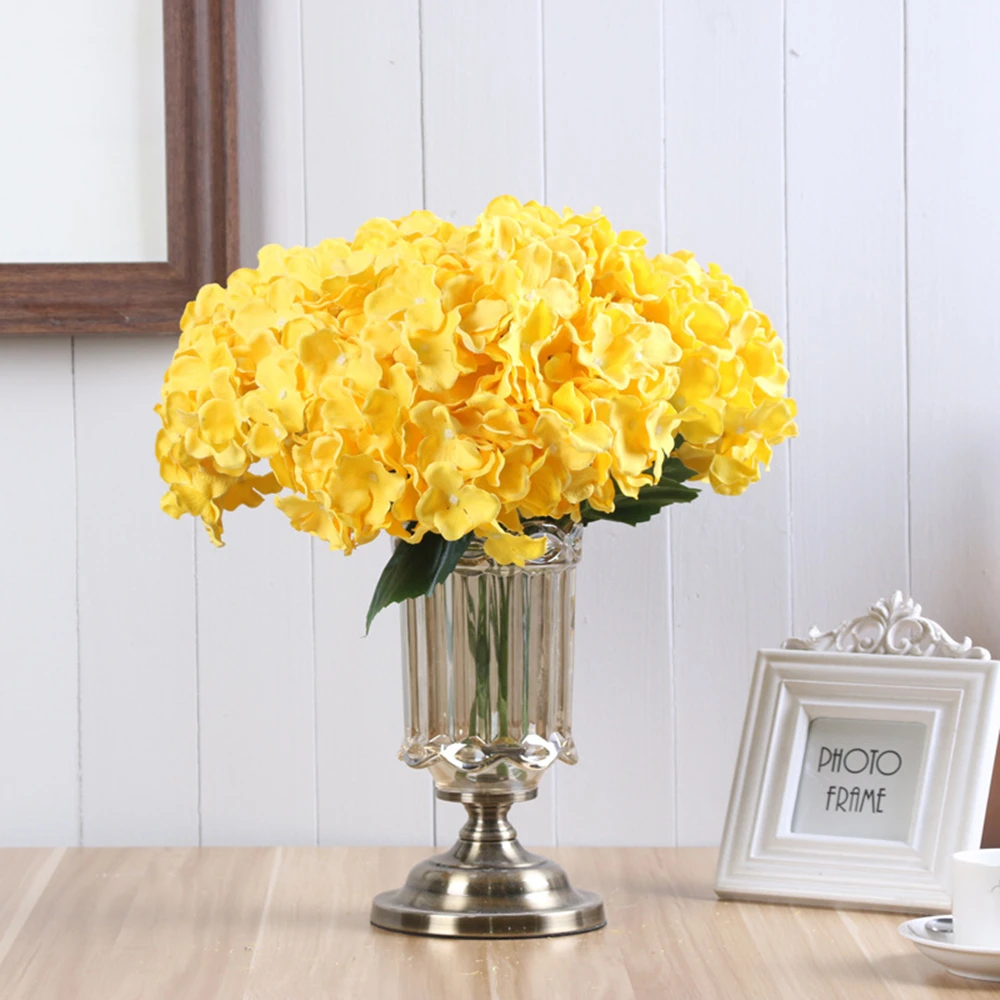 5 Hláv Umelý Kvet Kytice Simulácia Skúmie Falošné Kvetinové Svadobné Dekorácie Domov Garen Dekor