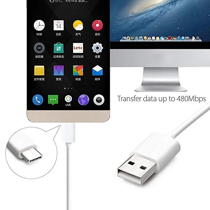 5 KS USB Typu C, Rýchle Nabíjanie Kábel Dátový Kábel, Nabíjačka, Micro USB Pre Samsung Galaxy S21 Ultra Redmi 9A 9AT Telefón Drôt pre iPhone