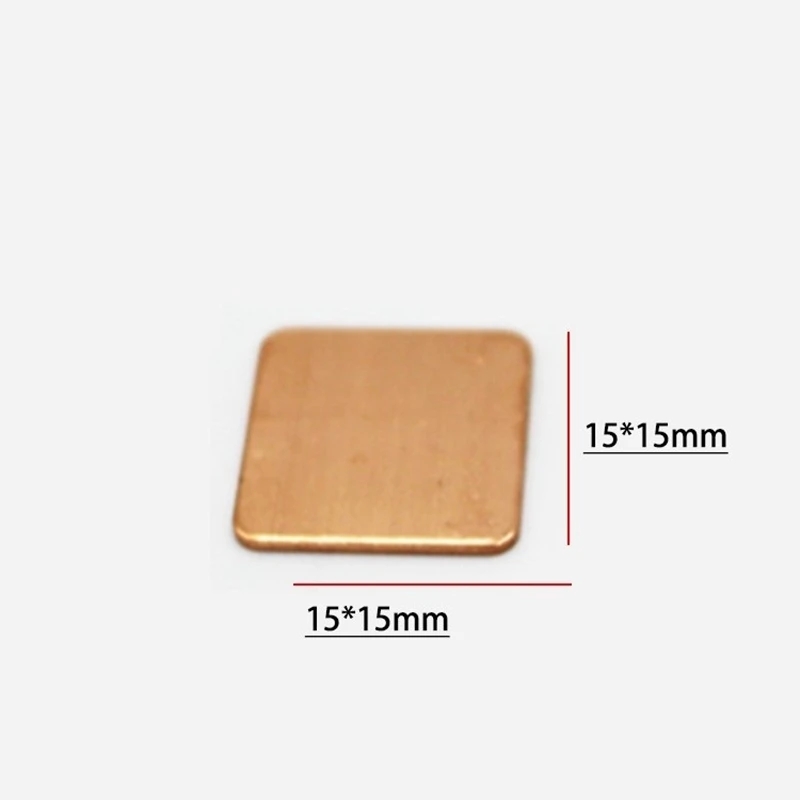 5 ks/veľa Medi Podložka Chladič Tepelnej Pad GPU PROCESORA Notebooku hrúbka 0,1 mm 0,3 mm 0,4 mm 0,5 mm 0.6 0.8 mm mm 1 mm 1,2 mm 1,5 mm, 1.8 mm 2 mm