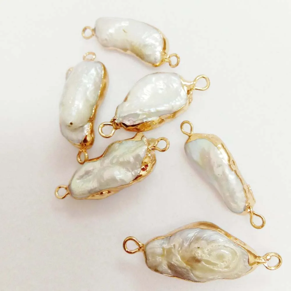 5 KS /VEĽA sladkovodná voľné pearl s barokovými tvar, BIWA barokový tvar perla s zavesenie ,DIY PEARL KORÁLKY, biela perla