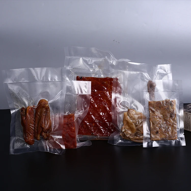 50PCS / BALÍK vákuových fóliou plastové zachovanie taška potravín, zachovanie box balenie zapečatené taška