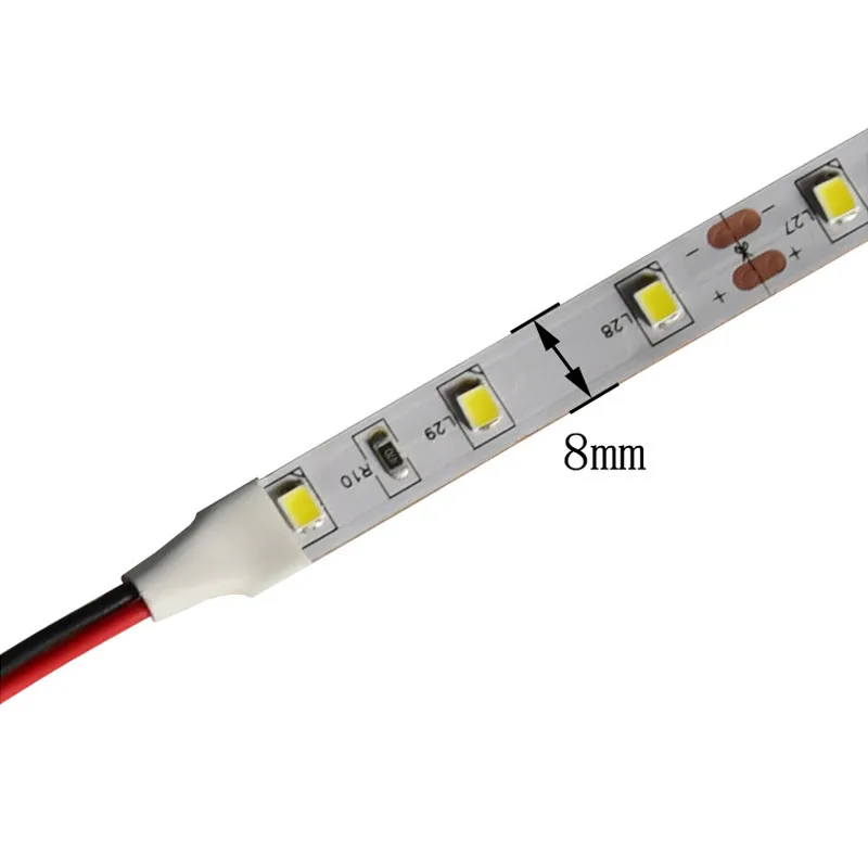5m/veľa DC12V 2835 lampa perličiek 60led 8mm široké holé doska mäkká lampa pás môže znížiť alebo spájať lineárne inžinierstva osvetlenie príslušenstvo