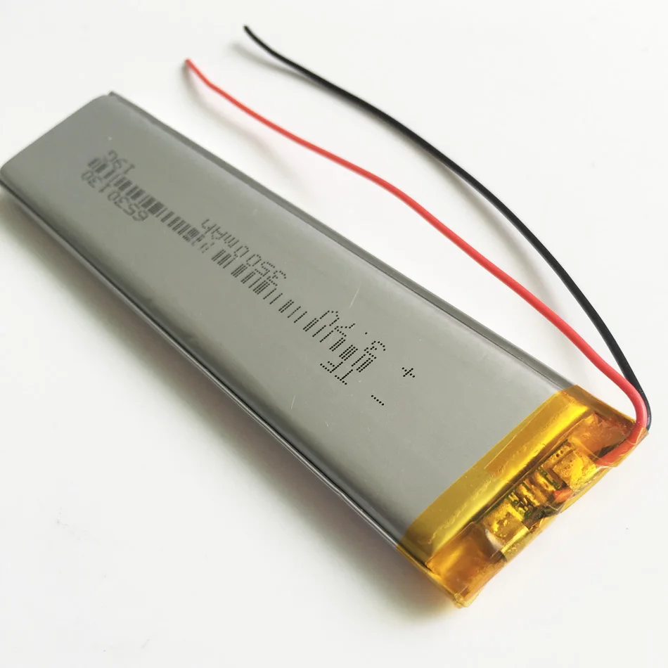 6530130 3,7 V 3500mAh Lítium-Polymérová LiPo Nabíjateľná Batéria Pre GPS, PSP DVD PAD e-book tablet pc Prenosný počítač power bank videohry