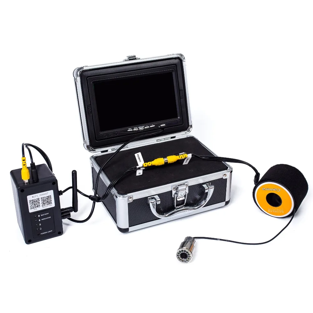 7inch TFT-Farebným Monitorom Vysoko Kvalitný Špeciálny Kábel Hlbokej Vody Fishfinder Fotoaparát s Vrcholom LED Podpora Nahrávania Videa WF13W