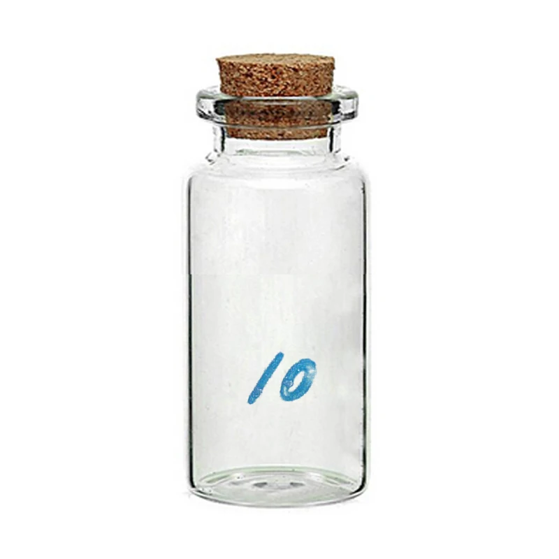 8 Ks 10 ml Malé Korku Fľaše Číre Sklo Fľaše, ktorí Chcú Fľaša na Predaj Pre Drop Shipping
