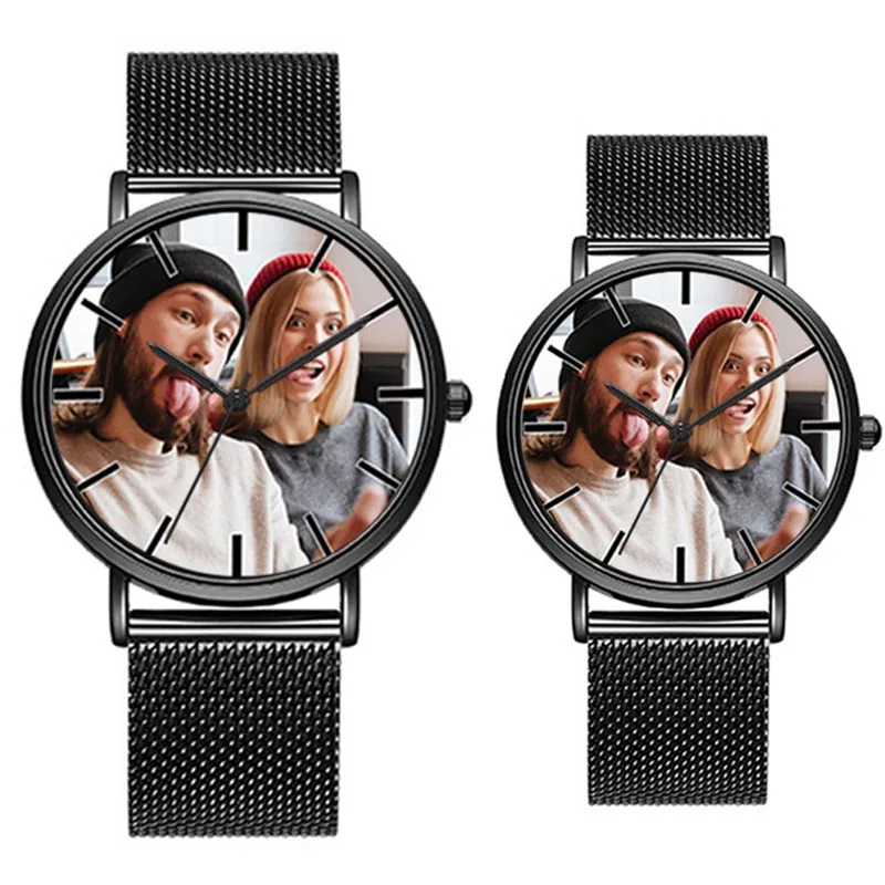 A3321w tvorivé náramkové hodinky dať s vlastnou fotografiou dizajn kupujúceho logo zliatiny popruh black príležitostné športové milovníkov 2018 móda