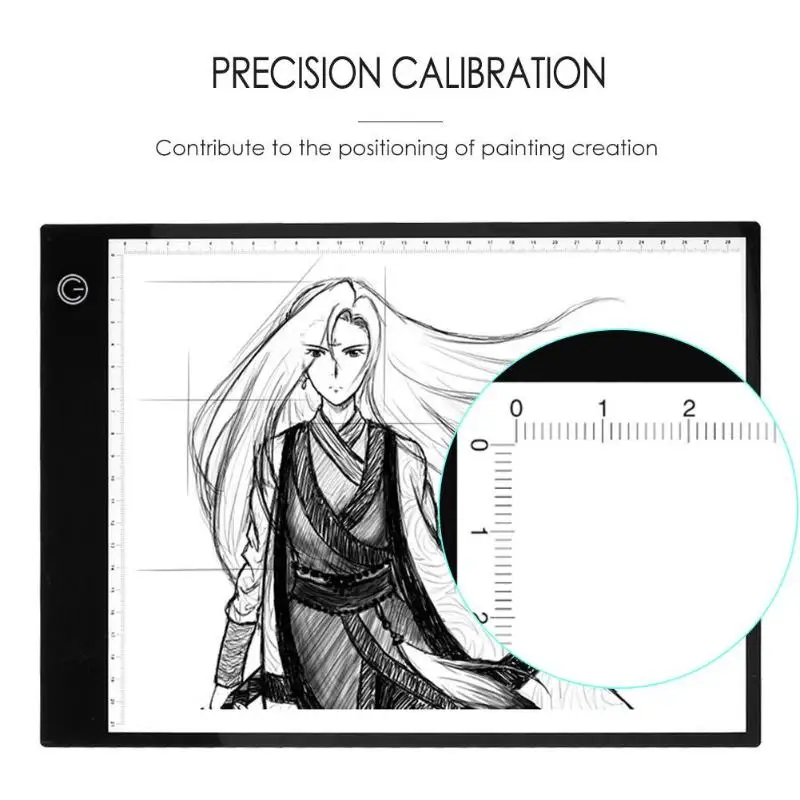 A4 Digitálne Tabletu LED Kreslenie Tablet Tenké Umenia Vzorkovníka rysovaciu Dosku Light Box Sledovanie Kópiu Pad Plynulou Stmievanie