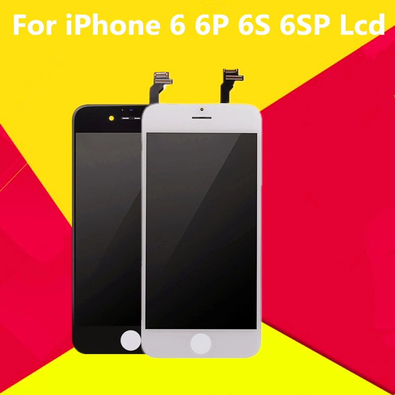 AAA Grade Č Mŕtvy Pixel Displej Pre iPhone 6 /6 plus/ 6s/6s Plus LCD Displej S 3D Dotykový Displej Digitalizátorom. Montáž Náhradné