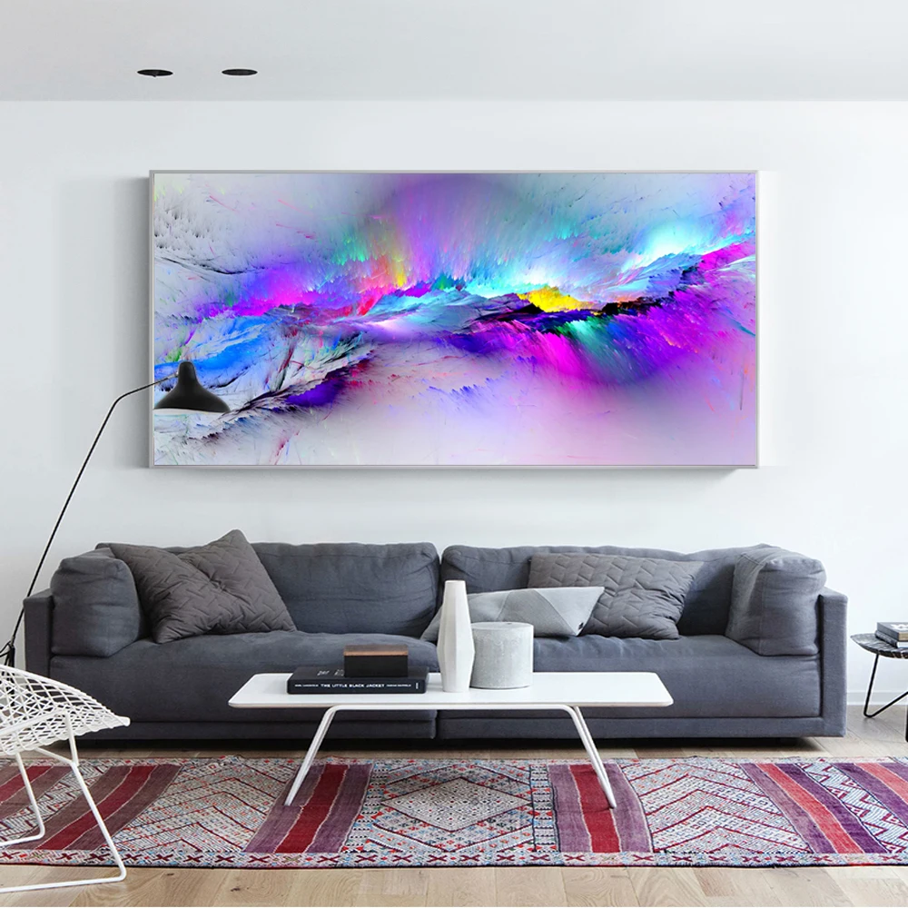 Abstrakt Wall Art Plátno Farebné Výtlačky Cloud Plátne, Obrazy Na Stenu, Plagáty A Vytlačí Dekoratívne Obrázky Na Lôžková Izba