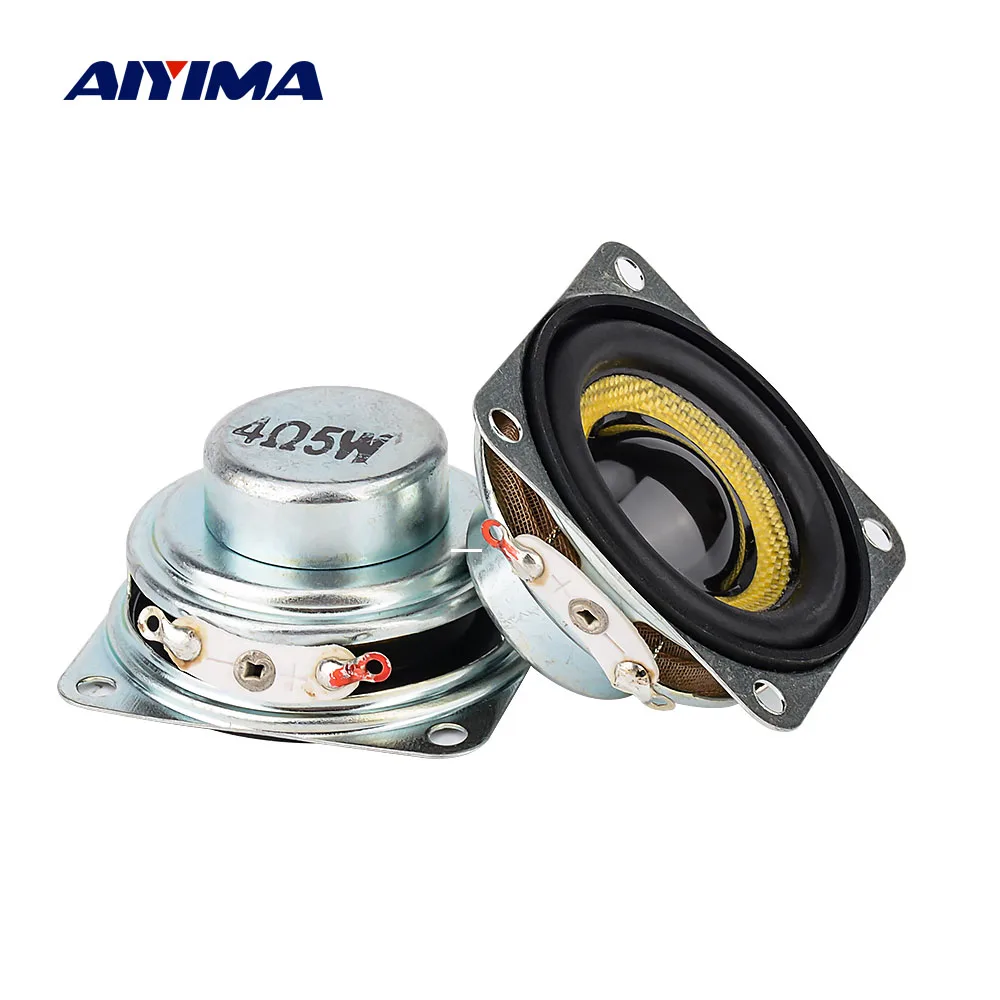 AIYIMA 1.5 Palca 4/8ohm 5W Mini Audio Prenosný Reproduktor 40 mm Celý Rad Ultra-Tenké Neodýmu Loudpeakers pre DIY Domáce Kino 2KS