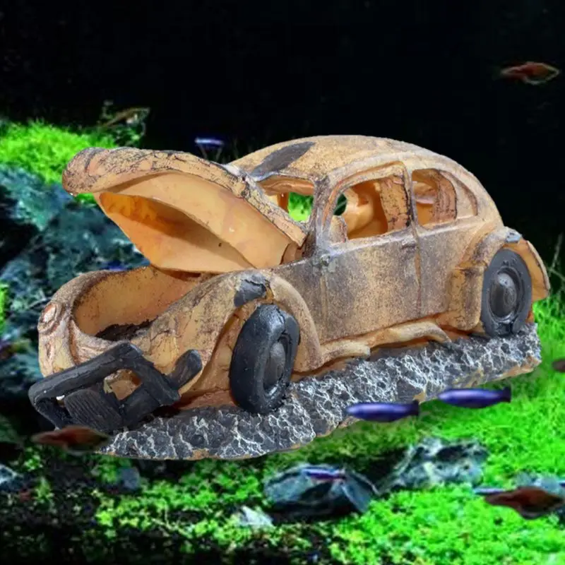 Akvárium Vzduch-Kyslík Pneumatický ovládané Auto Dekorácie Podvodné Krajiny akvárium Ornament