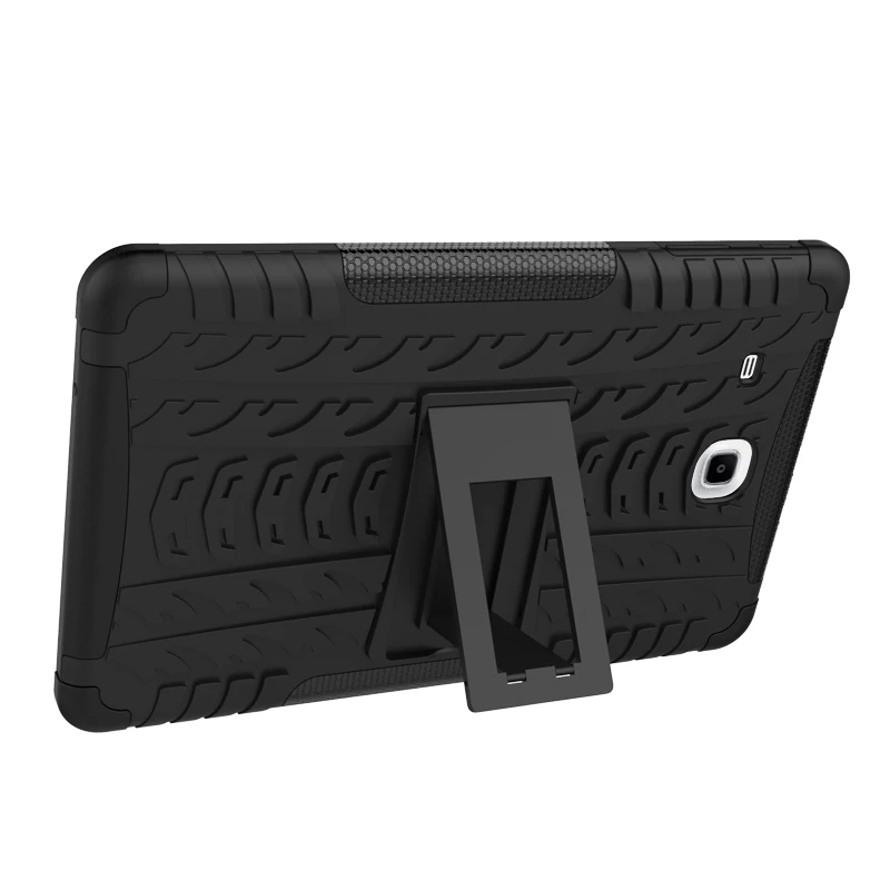 Amor Ťažkých Silikónové Pevného PC Shockproof Prípade Stojan Tabletu Kryt Pre Samsung Galaxy Tab E 9.6 T560 T561 9.6