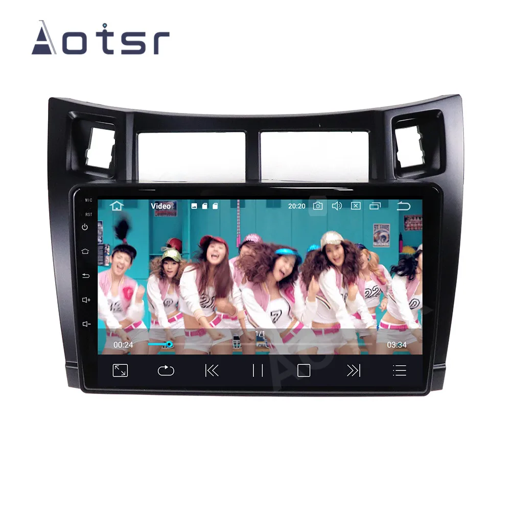 Android 10.0 Auto DVD Prehrávač, GPS Navigáciu Pre Toyota Yaris 2008 aţ 2011 autorádio, hráč, Vedúci Jednotky Stereo Rekordér Multimediálne