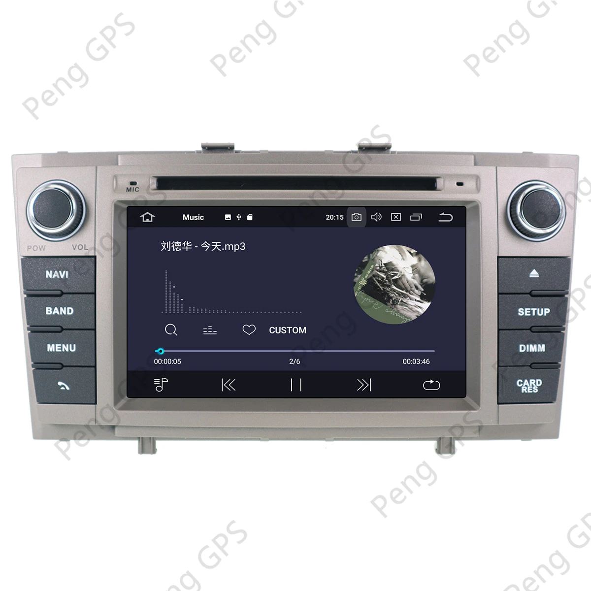 Android 10.0 CD DVD Prehrávač Pre Toyota Avensis 2009-GPS Navigácie, Multimédiá Headunit Dotykový displej S Carplay DSP 4+64 G