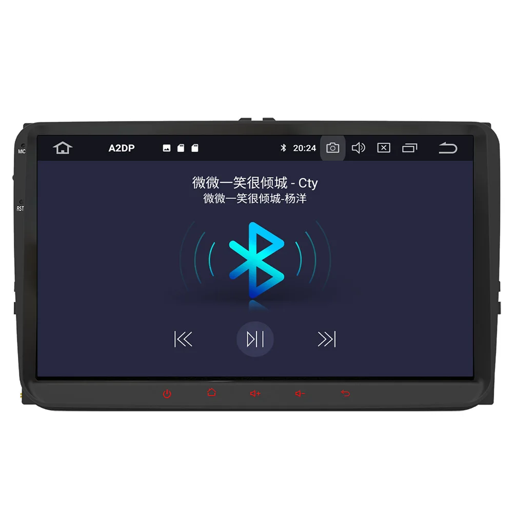 Android10.0 4G+64GB Auta GPS Navigácie Pre VW Passat B6 CC Polo GOLF 5 6 Touran Jetta Tiguan Magotan Multimediálny Prehrávač Rádio