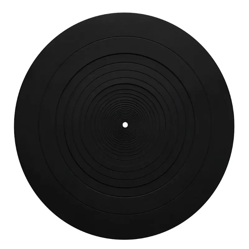 Anti-vibration Silikónové Podložky Gumy LP Antislip Mat pre Phonograph Gramofónu Vinyl Hráčov Príslušenstvo QX2B