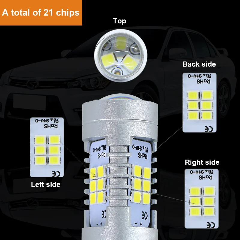 Apmatauto 2x H16 5202 LED Žiarovka Pre Audi A3 8P C7 A6 S6 O5 SQ5 2008+Auto Vozidla LED Predné Zase svetlo LED DRL ŽIAROVKA