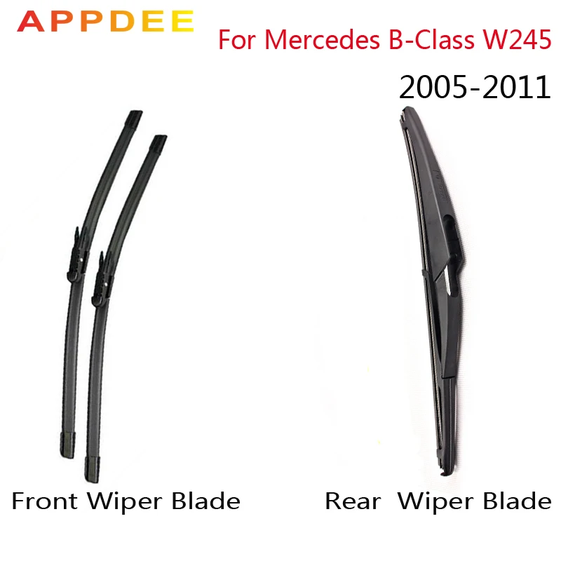 Appdee Stieračov čelného skla Na Mercedes Benz B Trieda W245 2005-2011 čelné Sklo Silikónové Gumy Stieračov Auto Auto Príslušenstvo