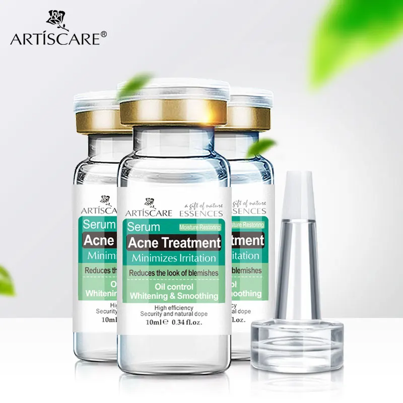 ARTISCARE Liečba Akné Serum face care cream oil-control akné, jaziev a aby tvár zubov najlepšiu starostlivosť o pleť 3ks
