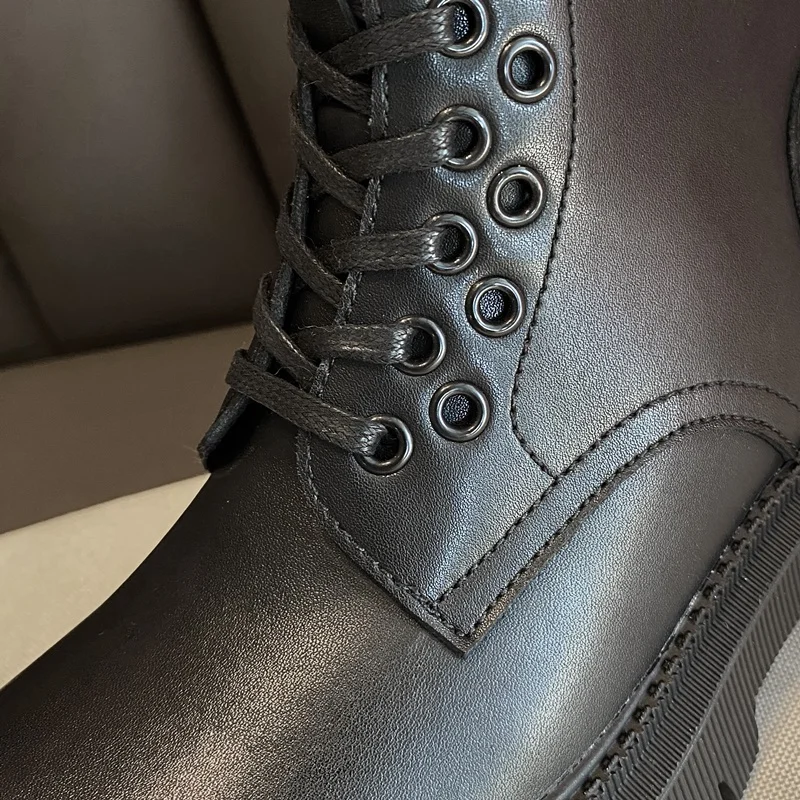ASUMER 2021 Nové Úplné originálne kožené topánky dámske topánky šnurovacie jeseň zimné topánky na platforme, členkové topánky žena robustný krátke topánky