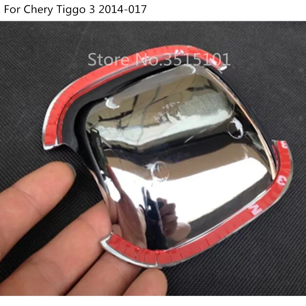 Auto Kryt Styling Detektor Frame Panel na Čítanie Výbava ABS Chrome Dverí Rukoväť Miska Na Chery Tiggo-3 Tiggo3 2016 2017