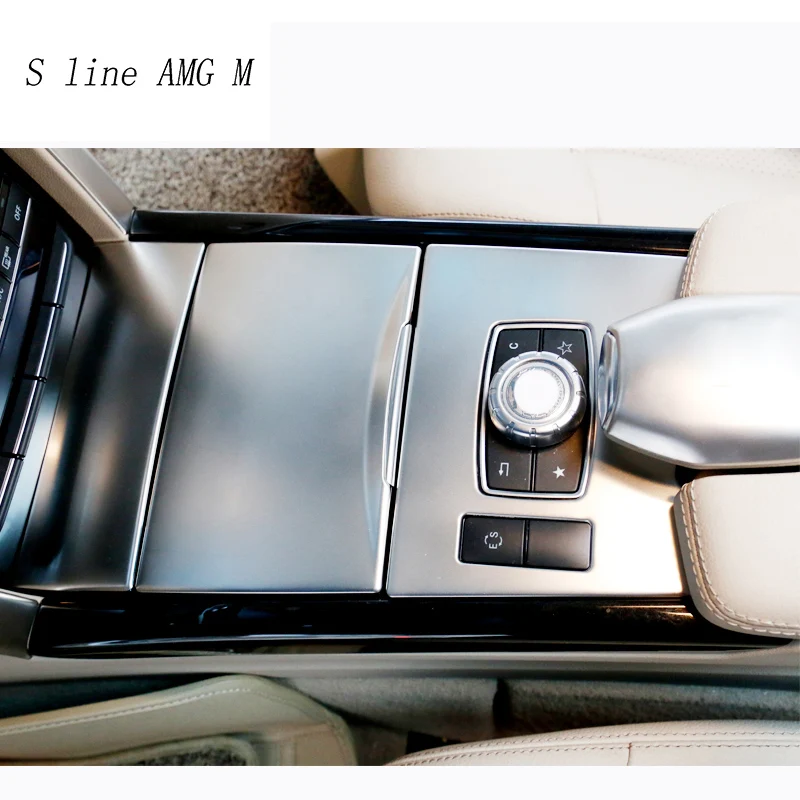 Auto Styling multimediálne Radenie Panel Gears Týka Nálepky Na Mercedes Benz triedy E W212 Roky 2013-Interiéru Auto Príslušenstvo