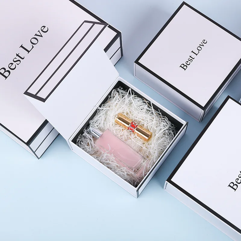 AVEBIEN nový Kvalitný biely valentína, Svadbu, narodeniny, party darčeka parfumy kozmetika rúž darčekové balenie box darčeková taška