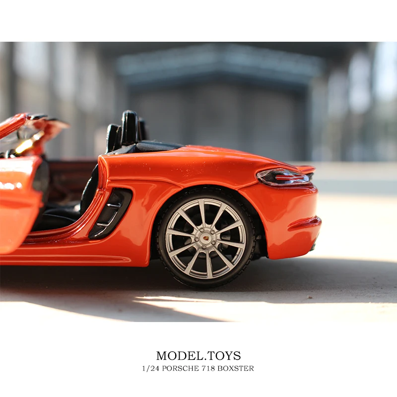 Bburago 1:24 Porsche BOXSTER simulácia zliatiny model auta, remeslá dekorácie zbierku hračiek nástroje darček