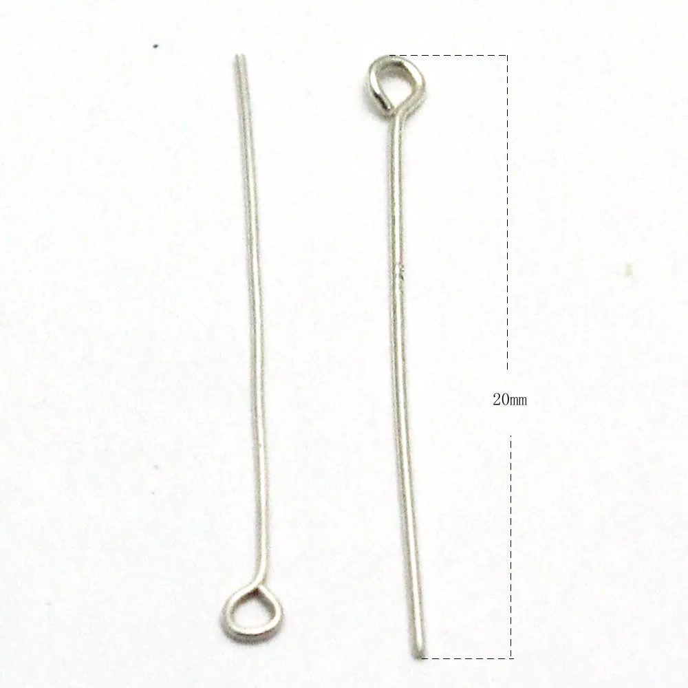 Beadsnice Mincový Striebro Loptu Pin DIY Jewely Montáž Eyepins Zistenia Náušnice, Takže Veľkoobchod Headpins Nastavenie Príslušenstva