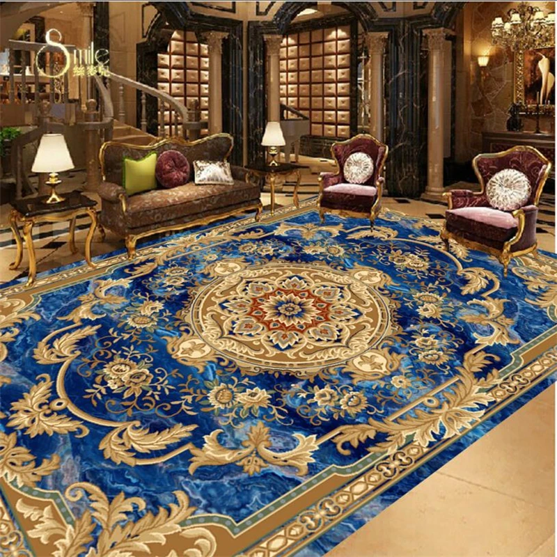 Beibehang dlaždice vlastné Európskom štýle mramoru koberec vzor 3d dlaždice, samolepiace tapety, vinylové podlahy nepremokavé