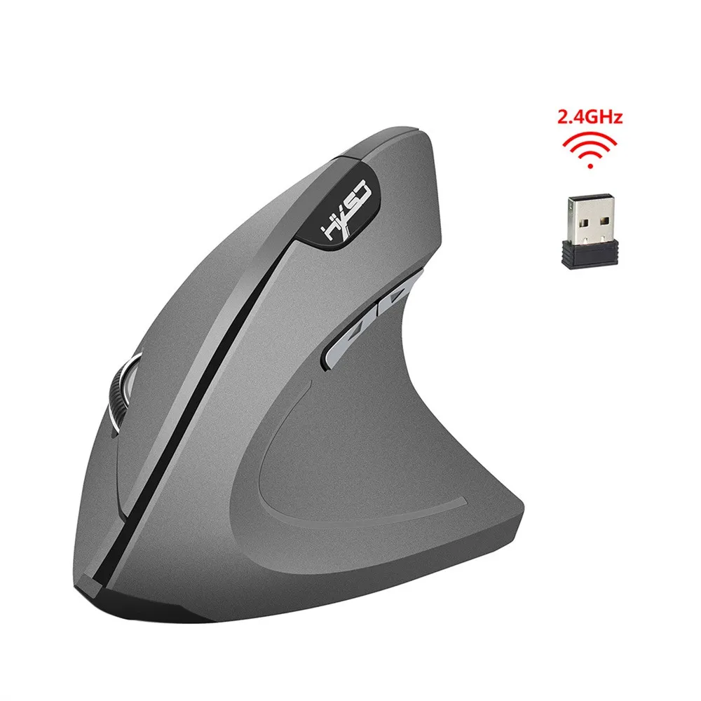 Bezdrôtová Myš 2,4 GHz Hra Ergonomický Dizajn Vertikálne Myši 2400DPI USB Myši Na Počítač PC, Notebook, Ergonomické Hráčske