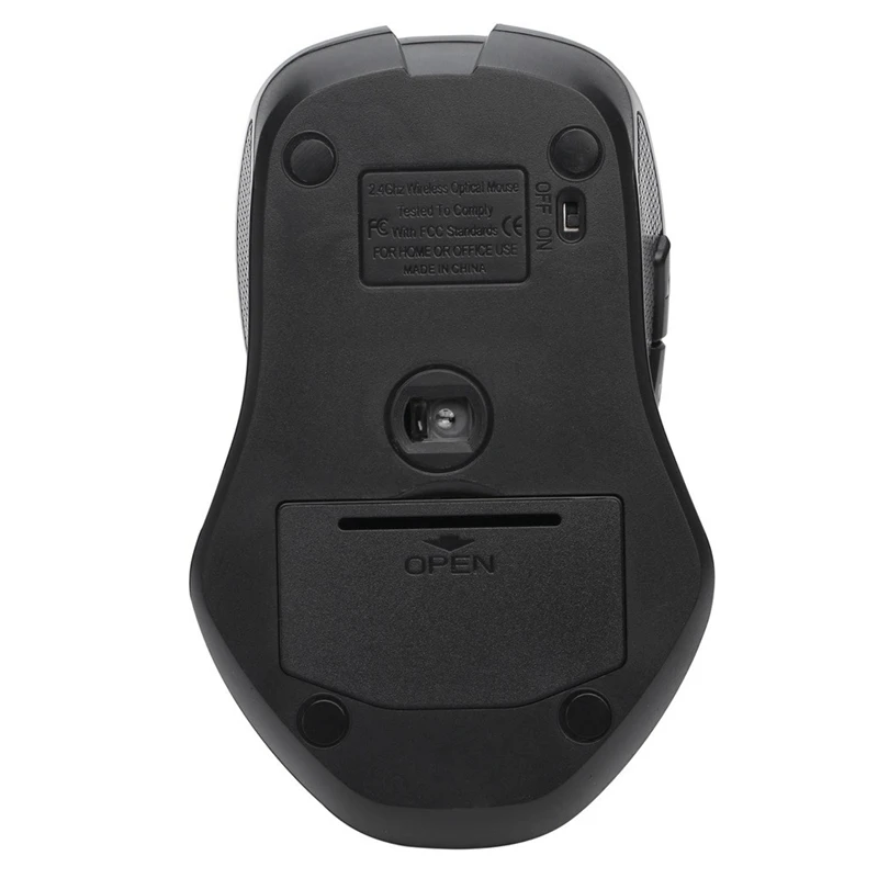 Bezdrôtová Myš Bluetooth 3.0 6D 1600Dpi Pre Pc Optická Herná Myš Bez Batérie Čierny Plast