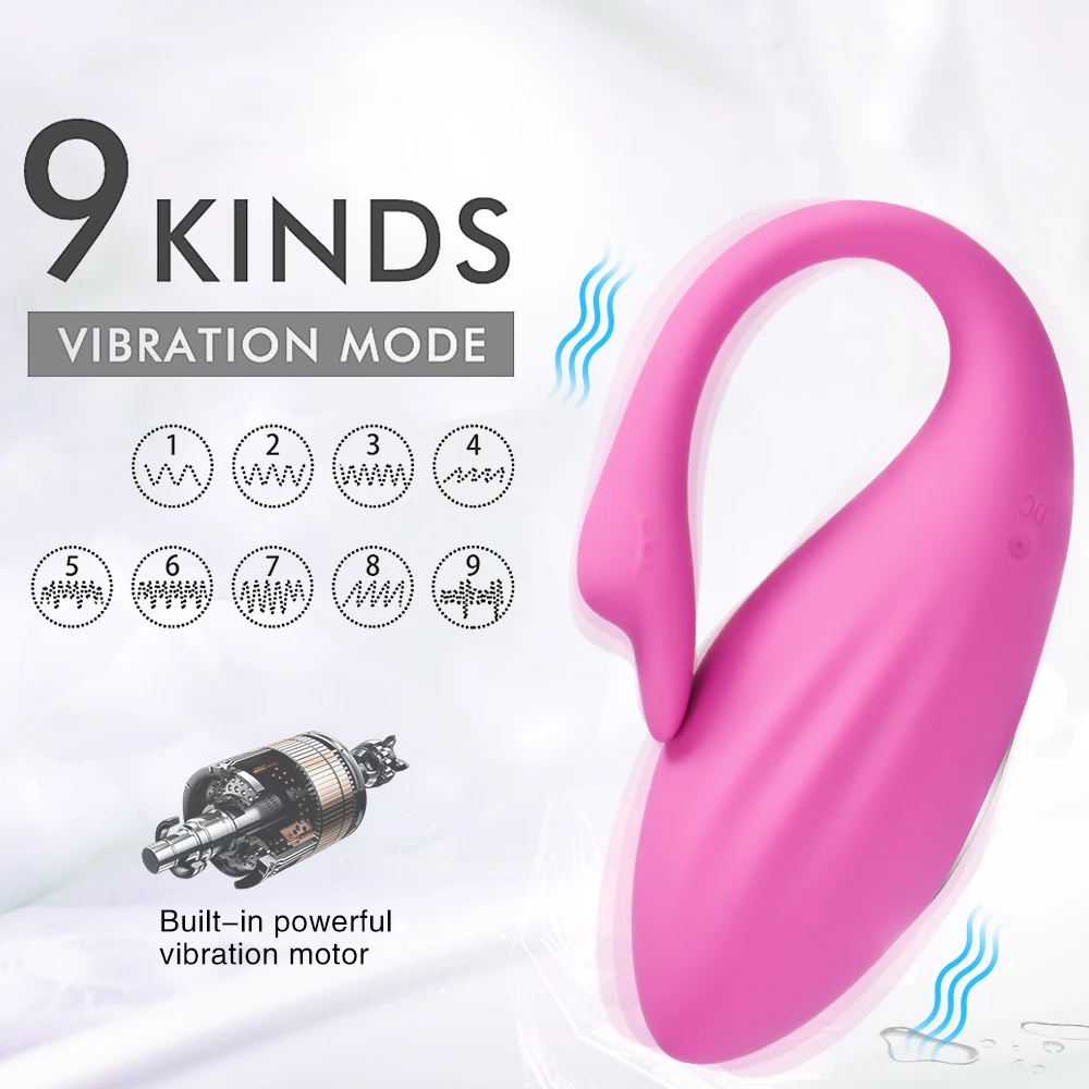 Bluetooth Bezdrôtové Diaľkové Hlásenie Skok Vajcia pre Ženy G-spot Stimulácia Klitorisu Vibrátor sexuálnu Hračku, Smart Vaginálne Loptu Vibrátor
