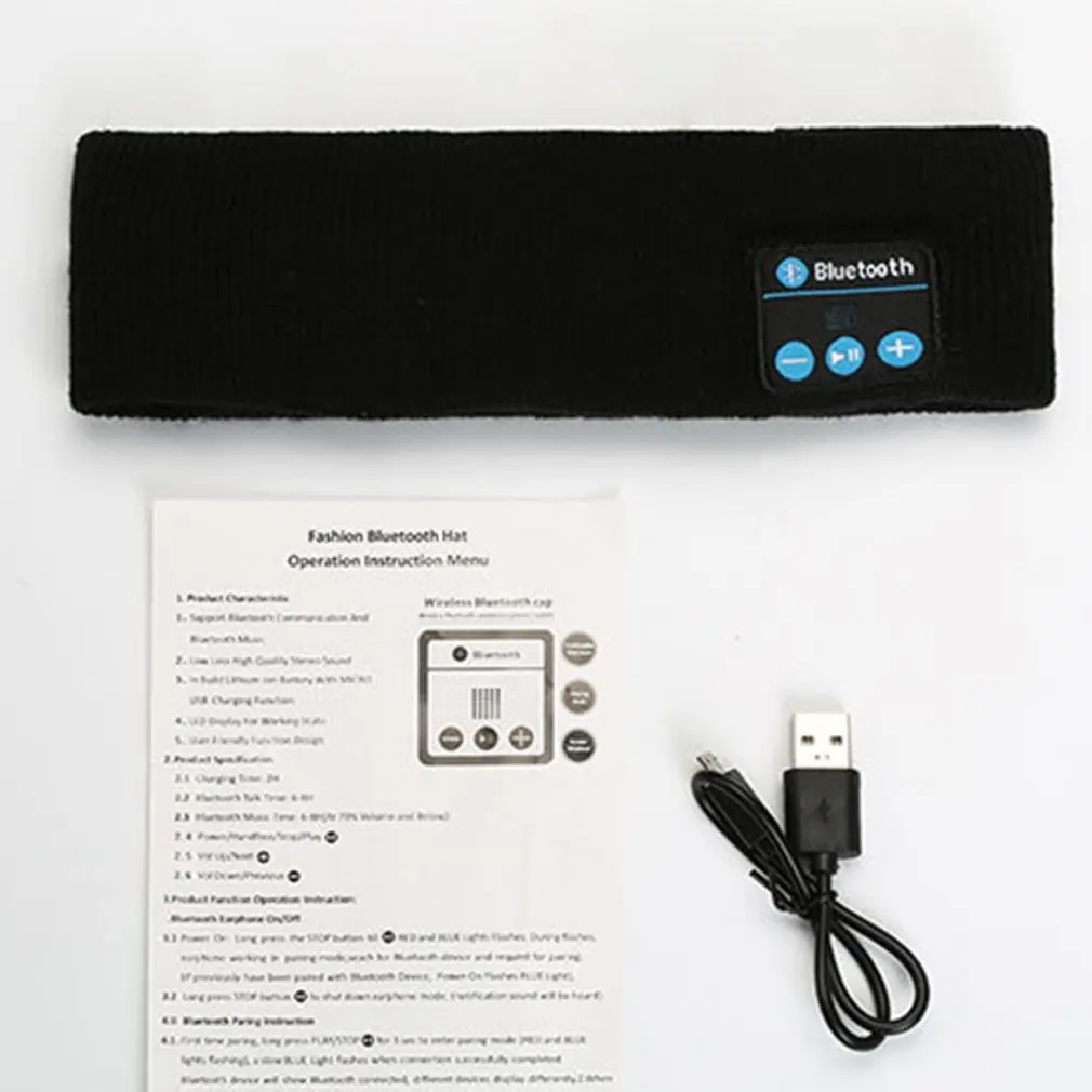 Bluetooth Hlavový Most Spánku Slúchadlá Bezdrôtové Hudbu, Šport, Čelenky Spanie Slúchadlá SleepPhones