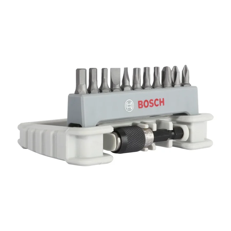 Bosch 12-dielna elektrický skrutkovač bit nastavený legovanej ocele štrbinový Phillips šesťhranný bit nastavený s magnetickým