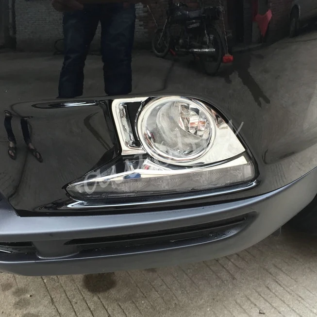 Chrome Predné Hmlové Svetlo Kryt Trim Pre Toyota Highlander Kluger 2016