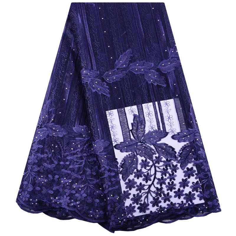 Cibuľa Farby Afriky Kamene Čipky Textílie 2019 Vysoko Kvalitnej Čipky Francúzsky Čistý Výšivky, Čipky Tkaniny Pre Nigérijský Party Šaty Y1430