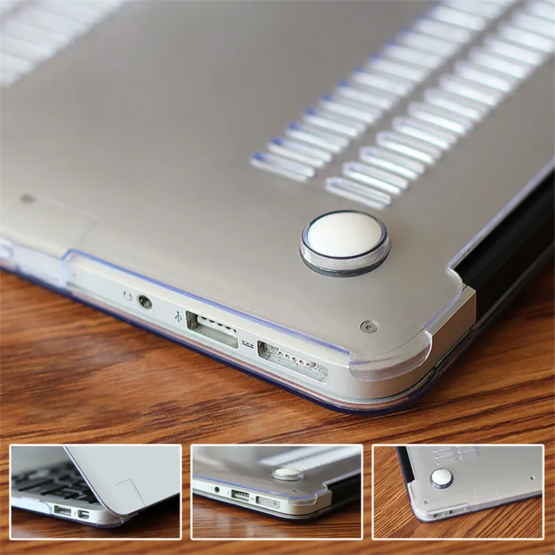 Crystal Pevný obal pre Macbook Pro 13 Prípade Dotyk Bar Kryt Pro 16 12 15 11 Palcový Prípade pre Macbook Air 13 M1 2020 Prípade A2179 Funda