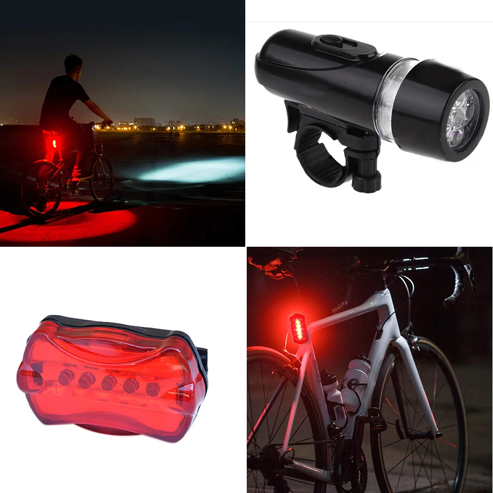 Cyklistické Svietidlo Svietidlo Vodotesný LED Bicykel Predné Vedúci Svetlo+zadné Svetlo Nastaviť Nepremokavé Cestnej MTB Horský Bicykel Zadné Svetlo